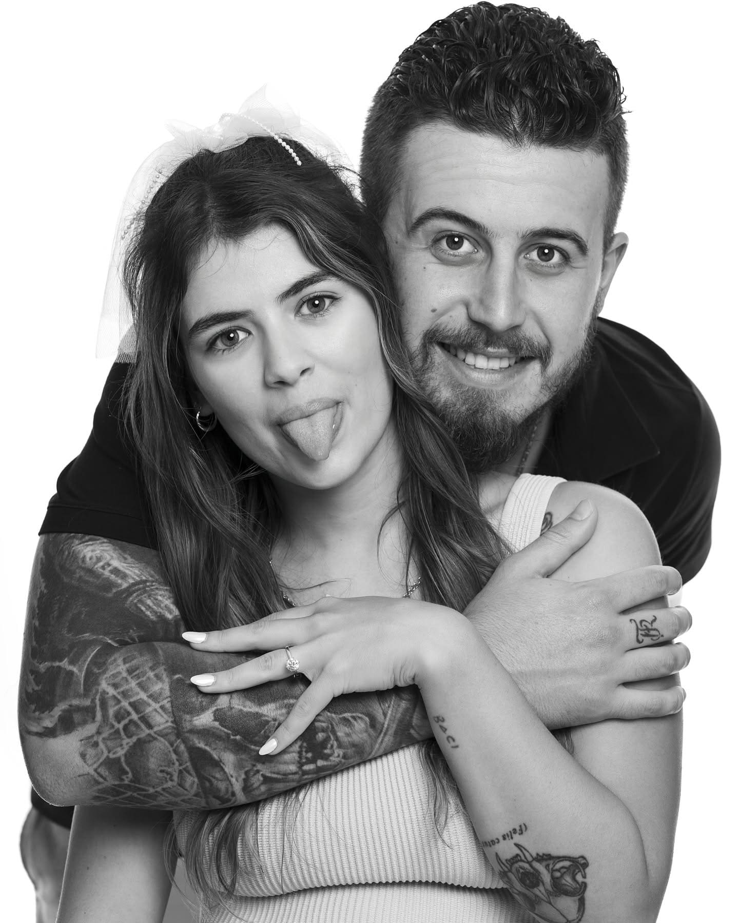 Close portrait of a couple